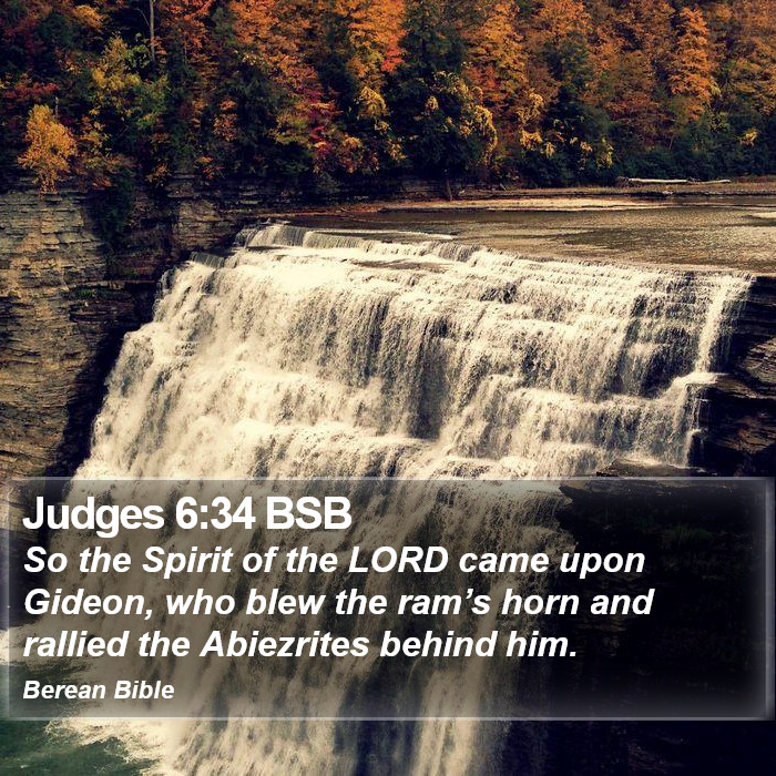 Judges 6:34 BSB Bible Study