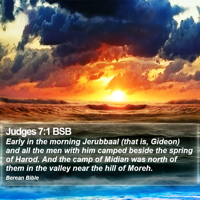 Judges 7:1 BSB Bible Study