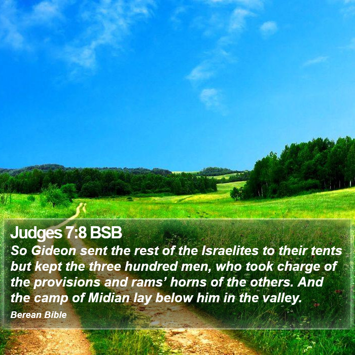 Judges 7:8 BSB Bible Study