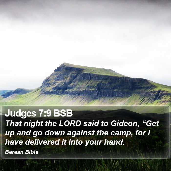 Judges 7:9 BSB Bible Study