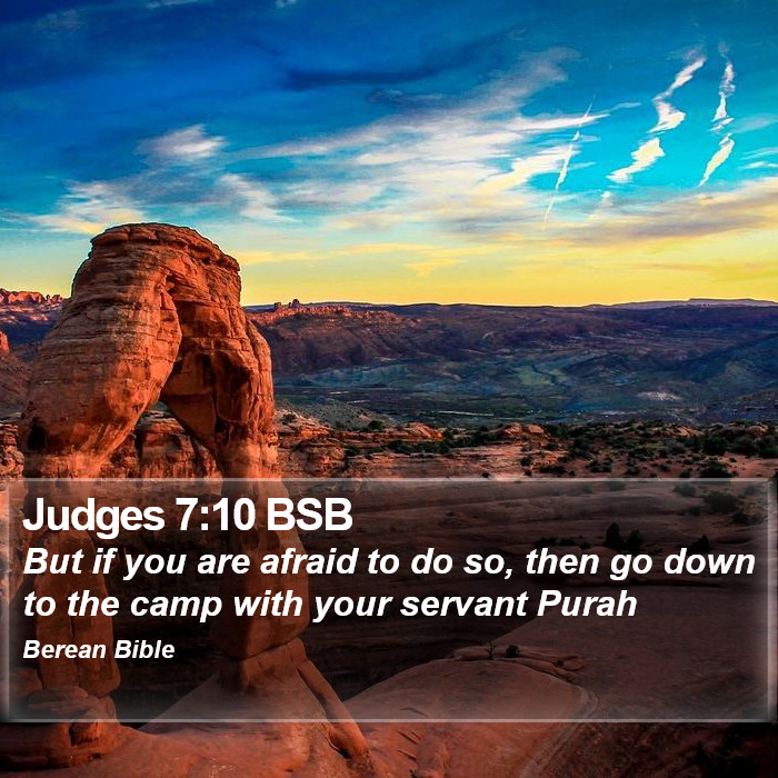 Judges 7:10 BSB Bible Study