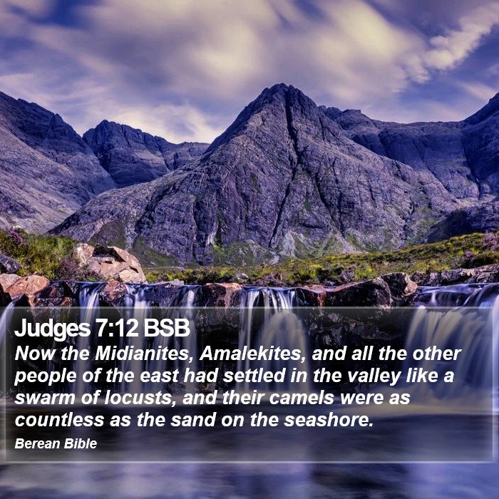 Judges 7:12 BSB Bible Study