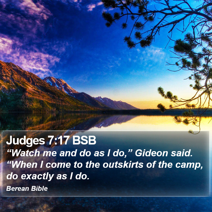 Judges 7:17 BSB Bible Study