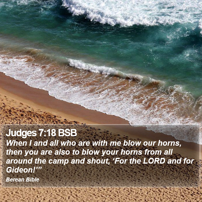 Judges 7:18 BSB Bible Study