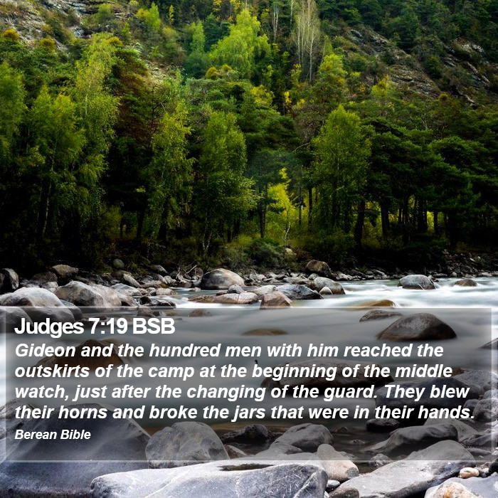 Judges 7:19 BSB Bible Study