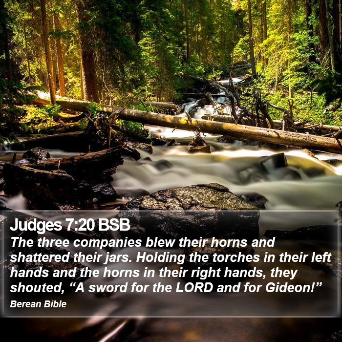 Judges 7:20 BSB Bible Study