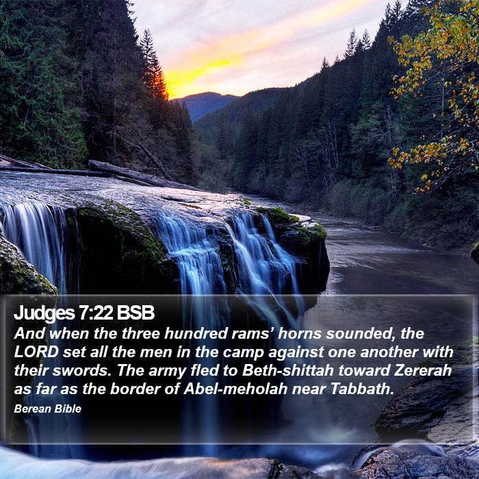 Judges 7:22 BSB Bible Study