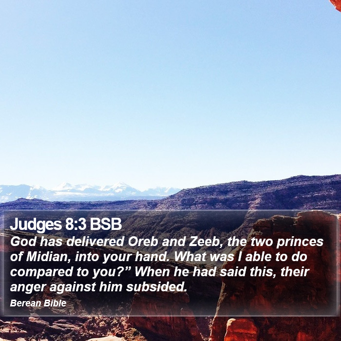 Judges 8:3 BSB Bible Study