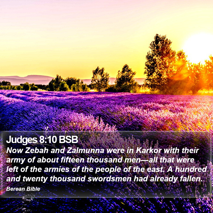 Judges 8:10 BSB Bible Study