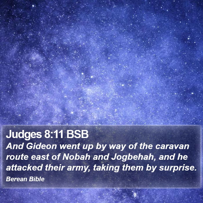 Judges 8:11 BSB Bible Study