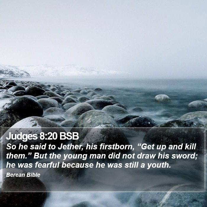 Judges 8:20 BSB Bible Study