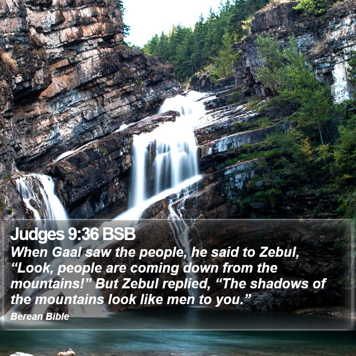 Judges 9:36 BSB Bible Study