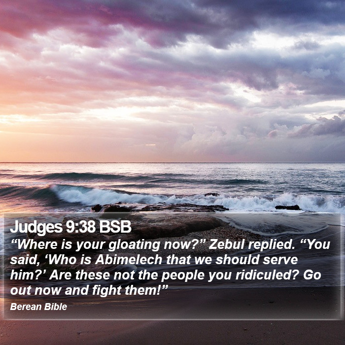 Judges 9:38 BSB Bible Study