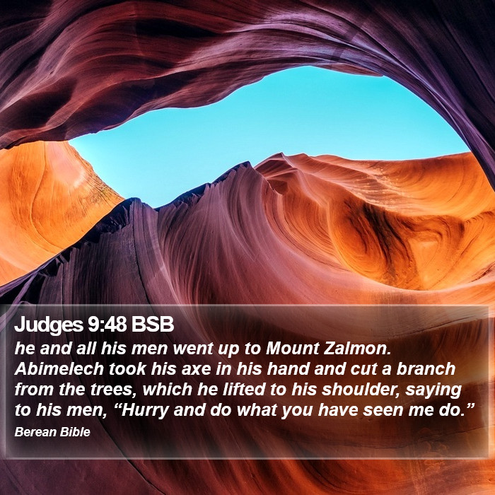 Judges 9:48 BSB Bible Study