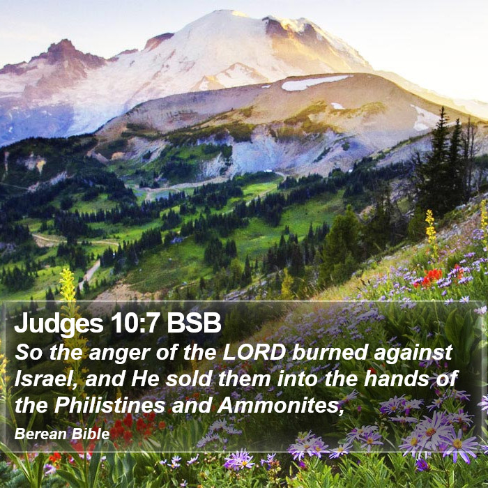 Judges 10:7 BSB Bible Study