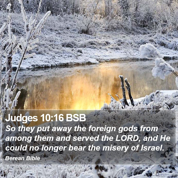 Judges 10:16 BSB Bible Study