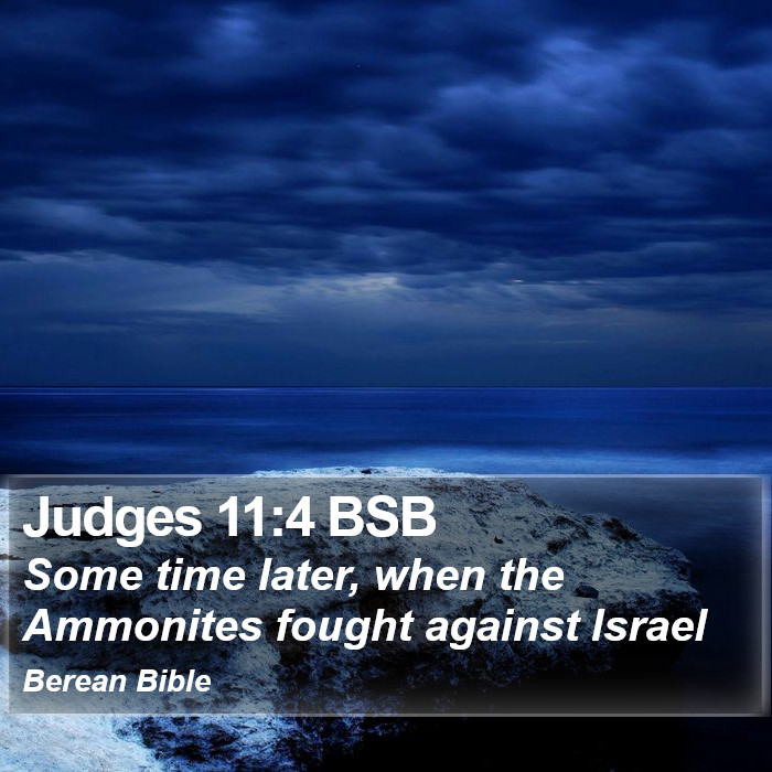 Judges 11:4 BSB Bible Study