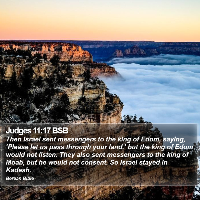 Judges 11:17 BSB Bible Study