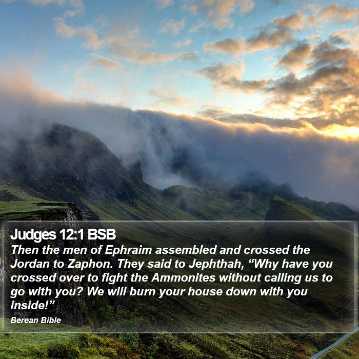 Judges 12:1 BSB Bible Study