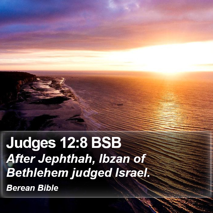 Judges 12:8 BSB Bible Study