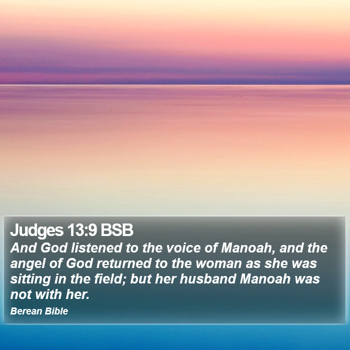 Judges 13:9 BSB Bible Study