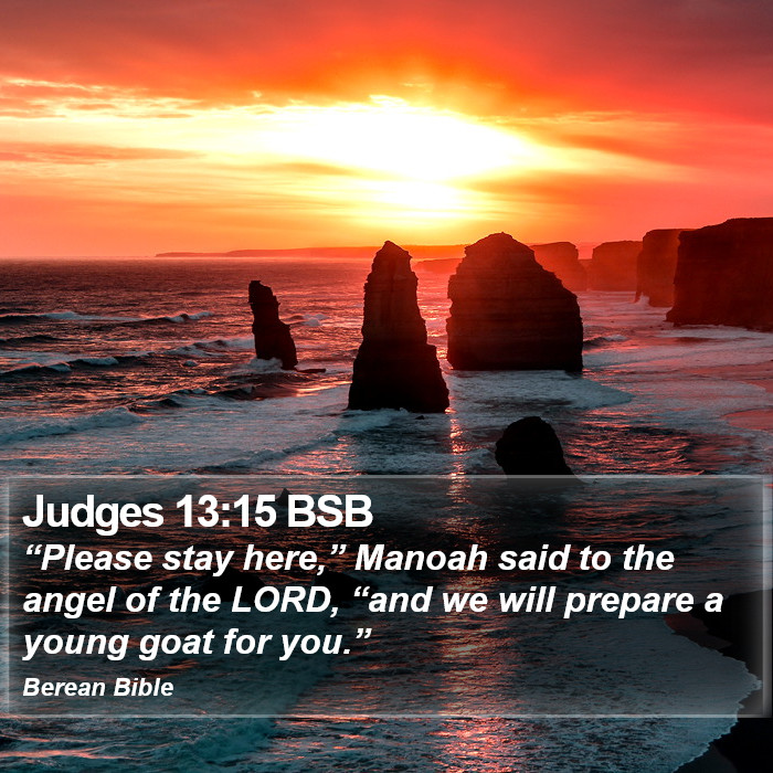 Judges 13:15 BSB Bible Study