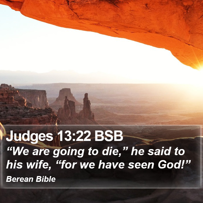 Judges 13:22 BSB Bible Study