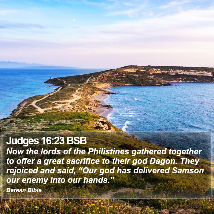 Judges 16:23 BSB Bible Study