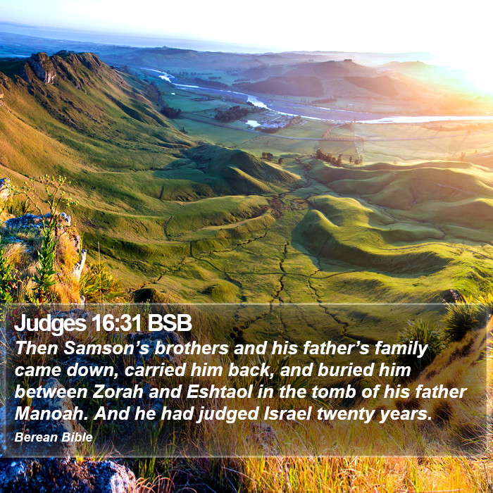 Judges 16:31 BSB Bible Study