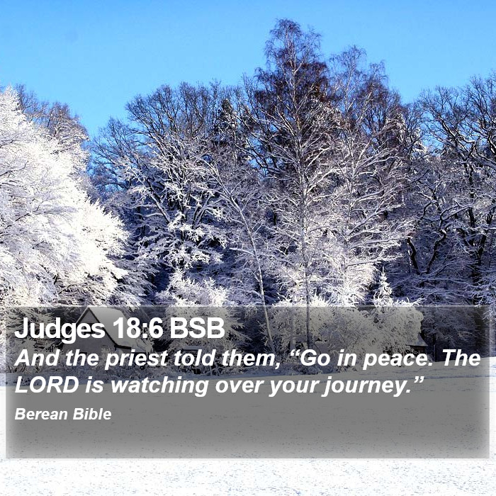 Judges 18:6 BSB Bible Study