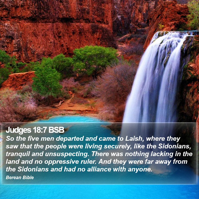 Judges 18:7 BSB Bible Study