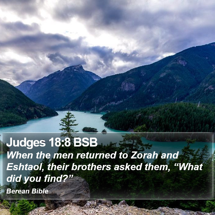 Judges 18:8 BSB Bible Study