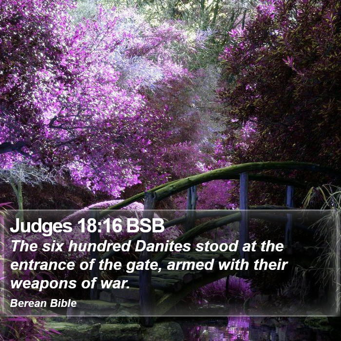 Judges 18:16 BSB Bible Study