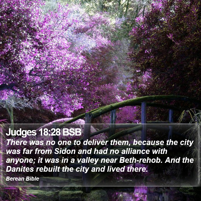 Judges 18:28 BSB Bible Study