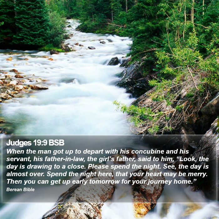 Judges 19:9 BSB Bible Study