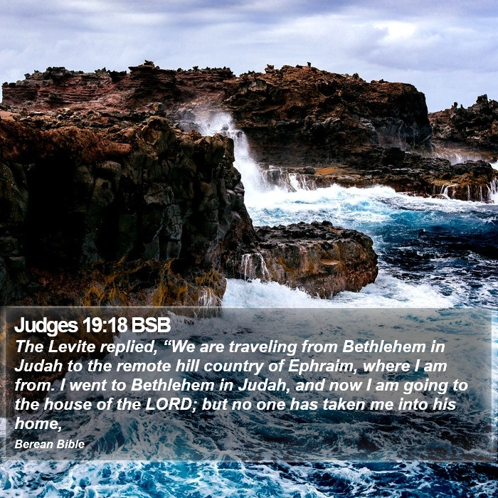 Judges 19:18 BSB Bible Study