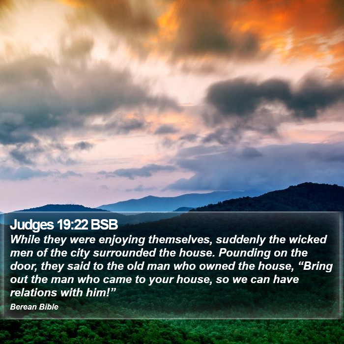 Judges 19:22 BSB Bible Study