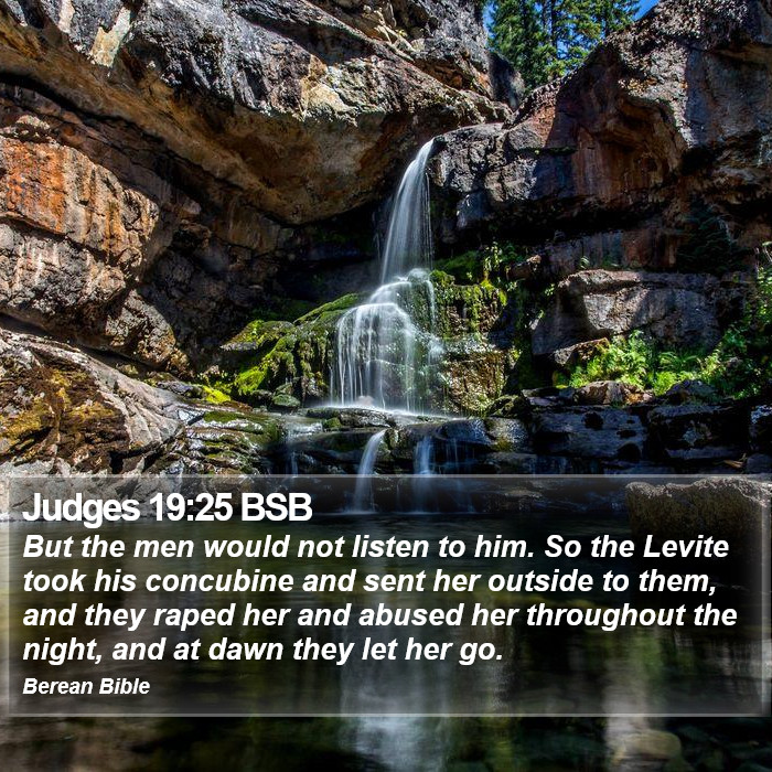 Judges 19:25 BSB Bible Study