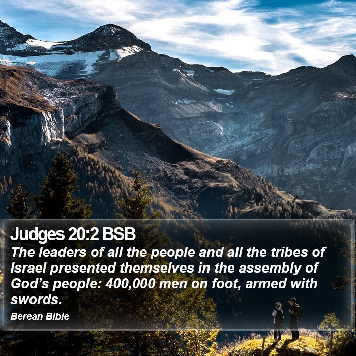 Judges 20:2 BSB Bible Study