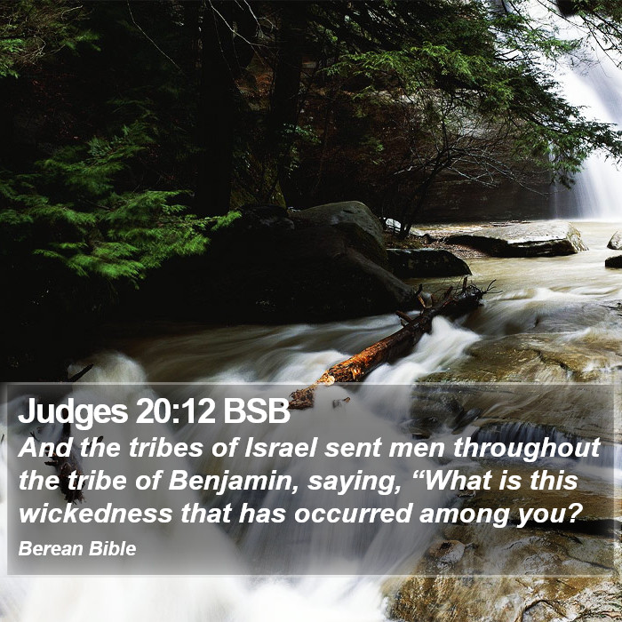 Judges 20:12 BSB Bible Study