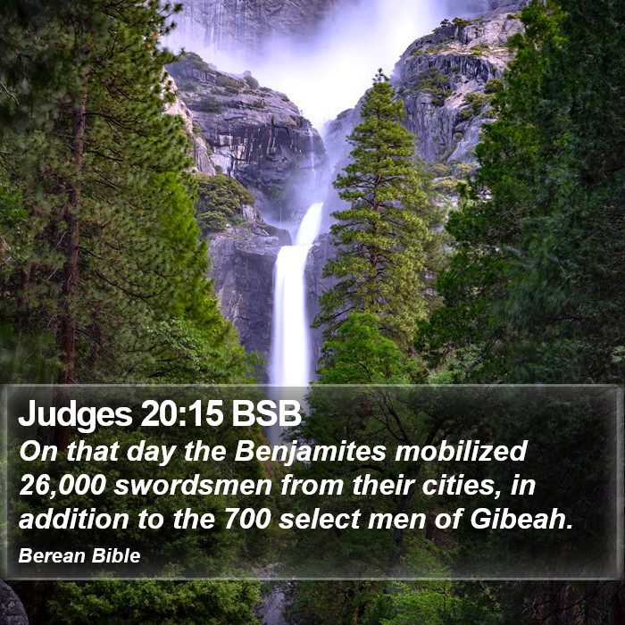 Judges 20:15 BSB Bible Study