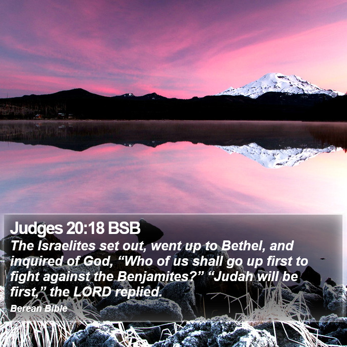 Judges 20:18 BSB Bible Study