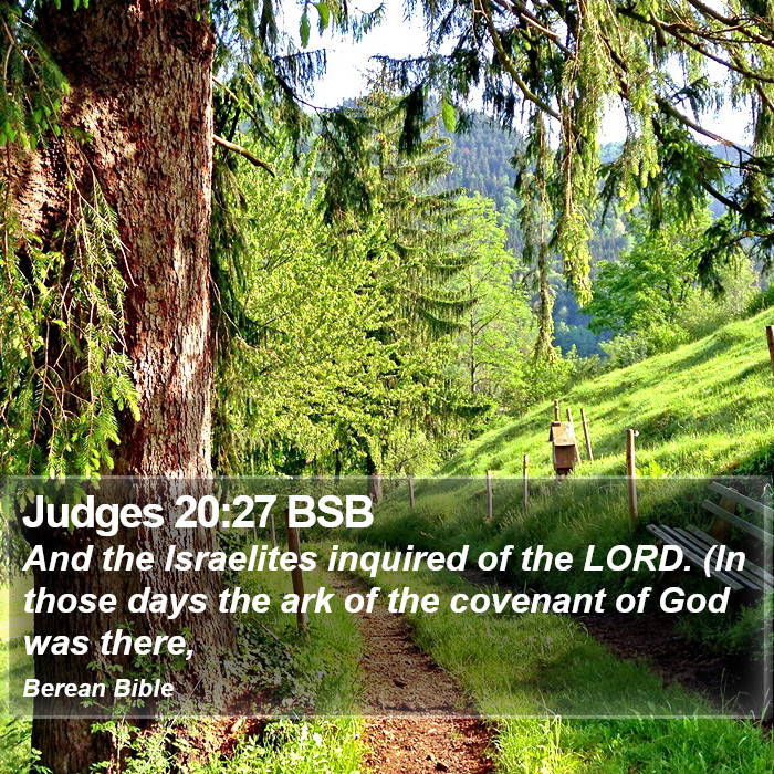 Judges 20:27 BSB Bible Study