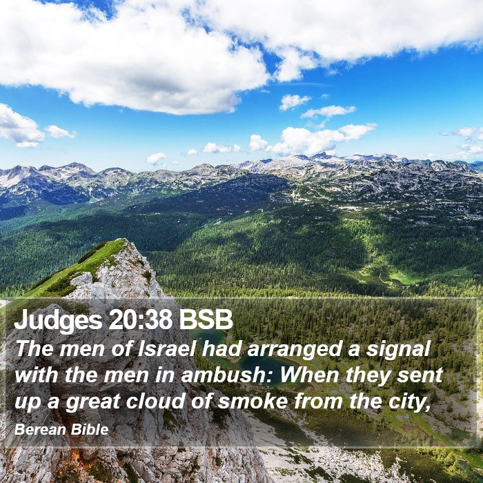 Judges 20:38 BSB Bible Study