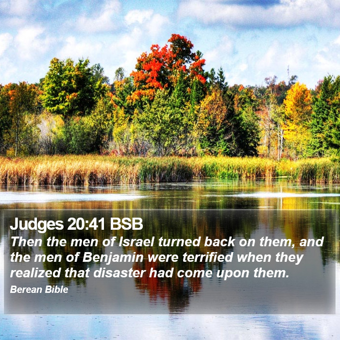 Judges 20:41 BSB Bible Study