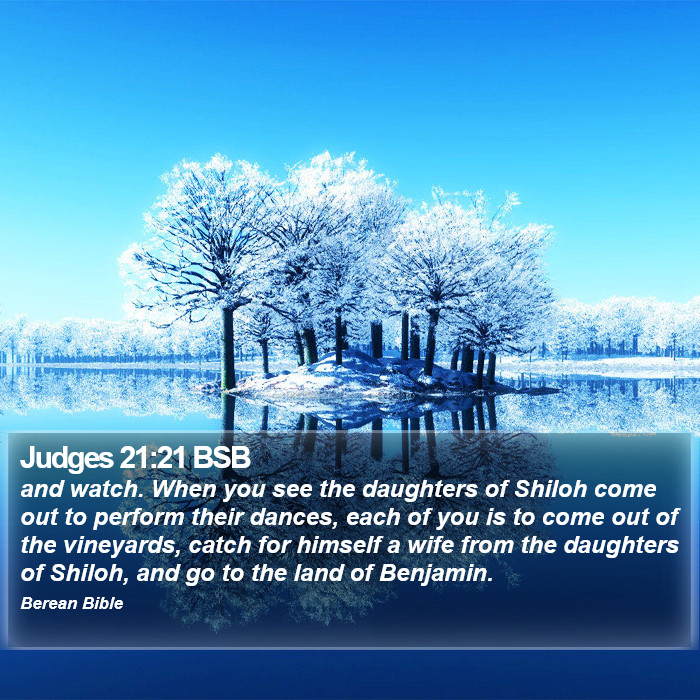 Judges 21:21 BSB Bible Study