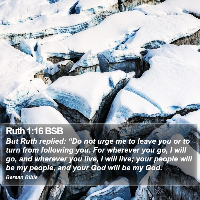 Ruth 1:16 BSB Bible Study