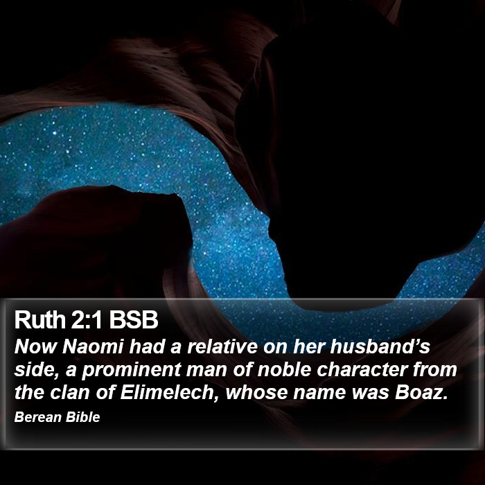 Ruth 2:1 BSB Bible Study