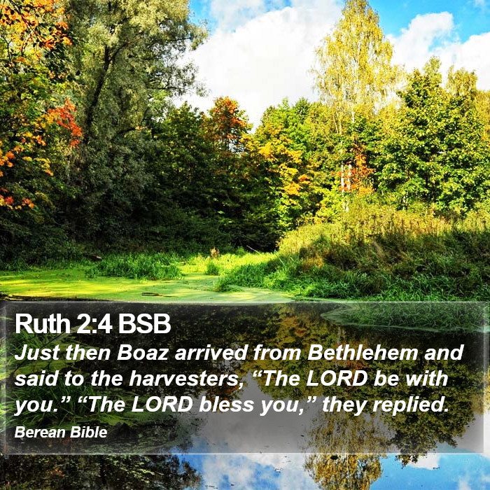 Ruth 2:4 BSB Bible Study