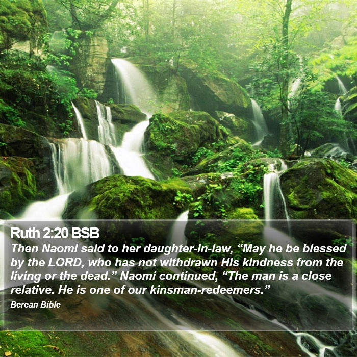 Ruth 2:20 BSB Bible Study